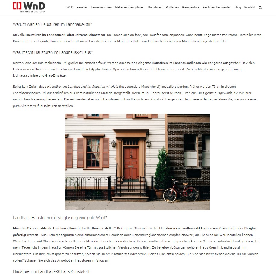 example of content on wnd de blog