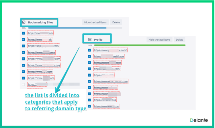 example of link base categories