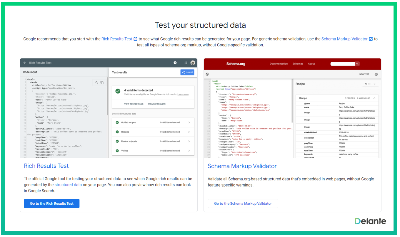 schema markup validator 