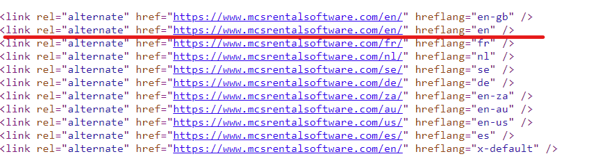 example of incorrect hreflang structure