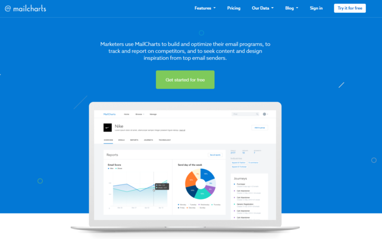 Competitor Analysis tools - Mailcharts