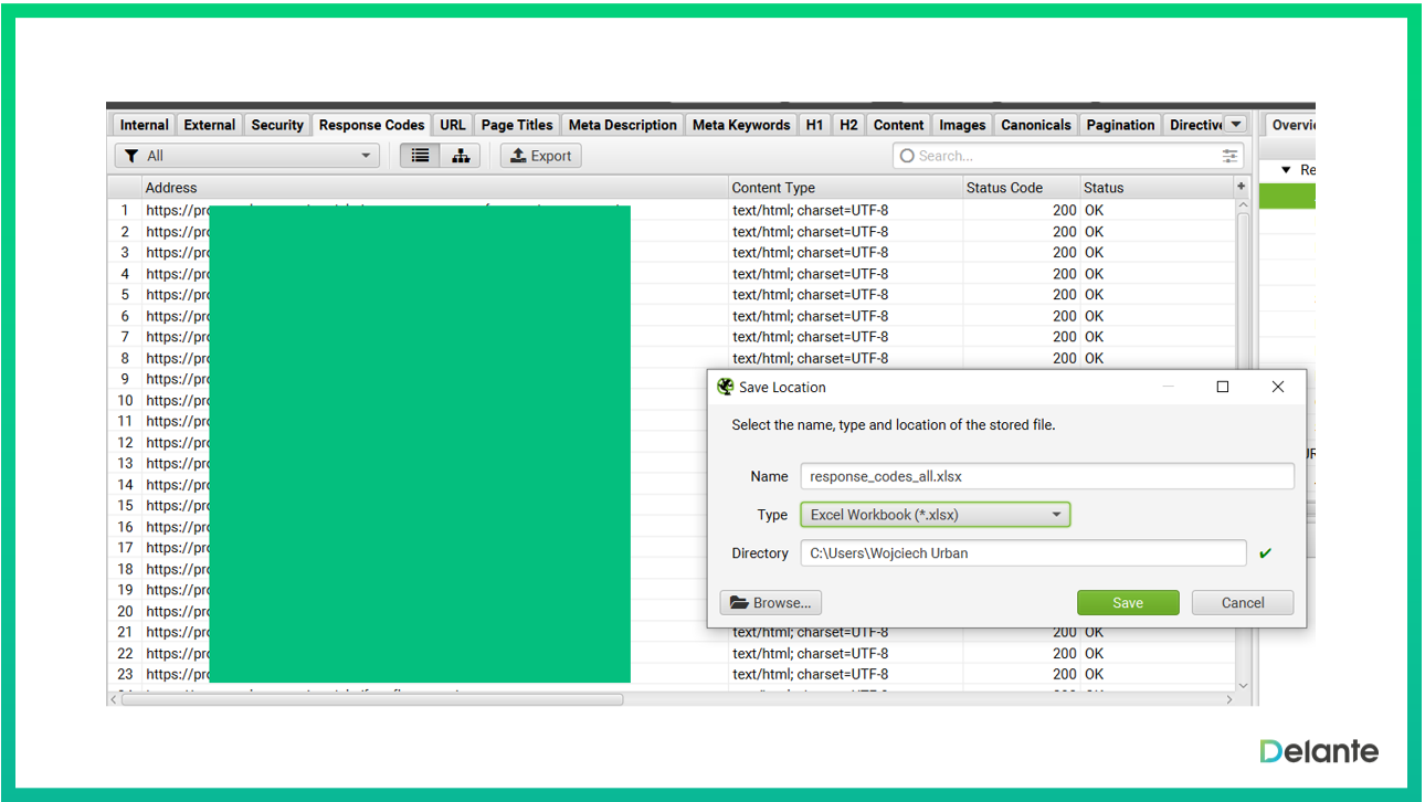 redirect map excel