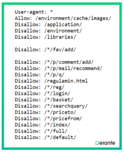 robots txt example