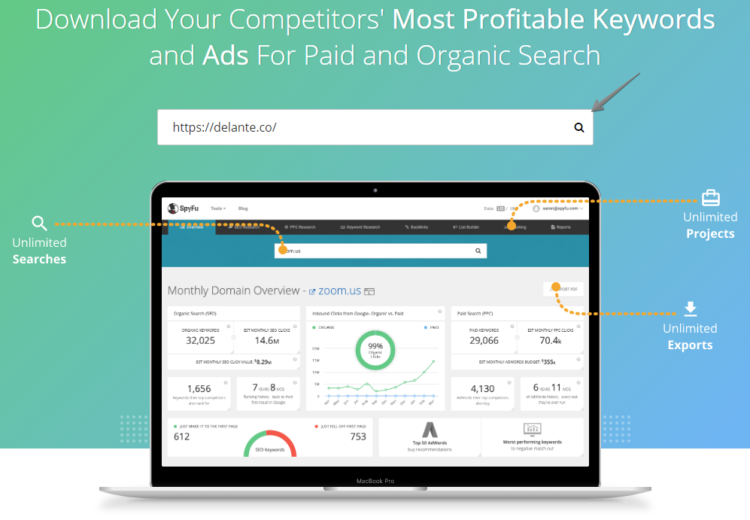 Competitor Analysis tools - SpyFu