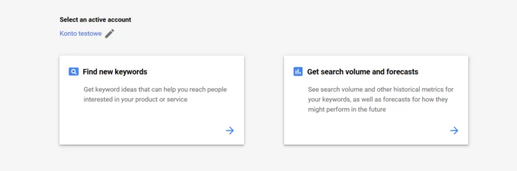 Finding right keyword in Google Ads